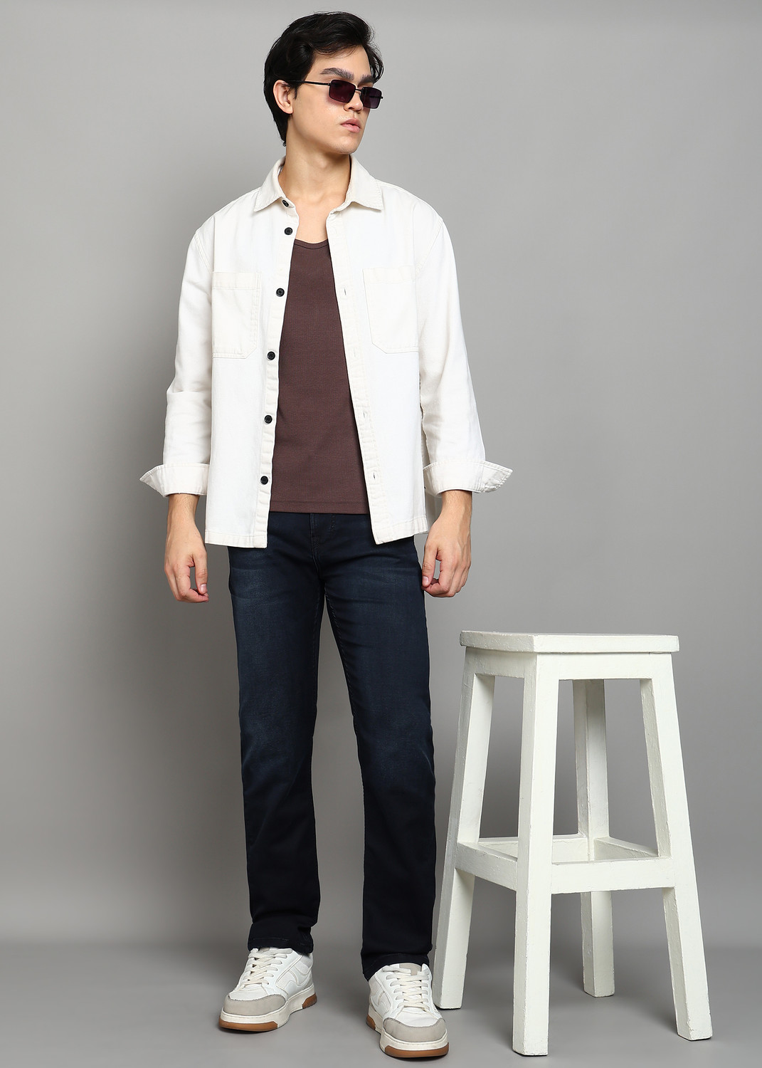 Image of KILLER Straight Fit Men Black Jeans