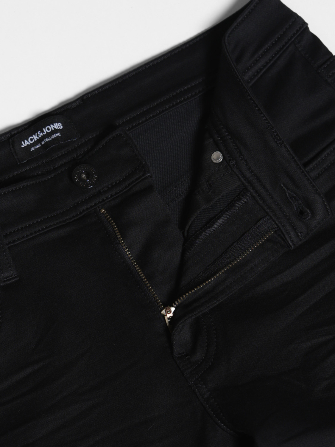 Image of JACK & JONES Slim Men Black Jeans