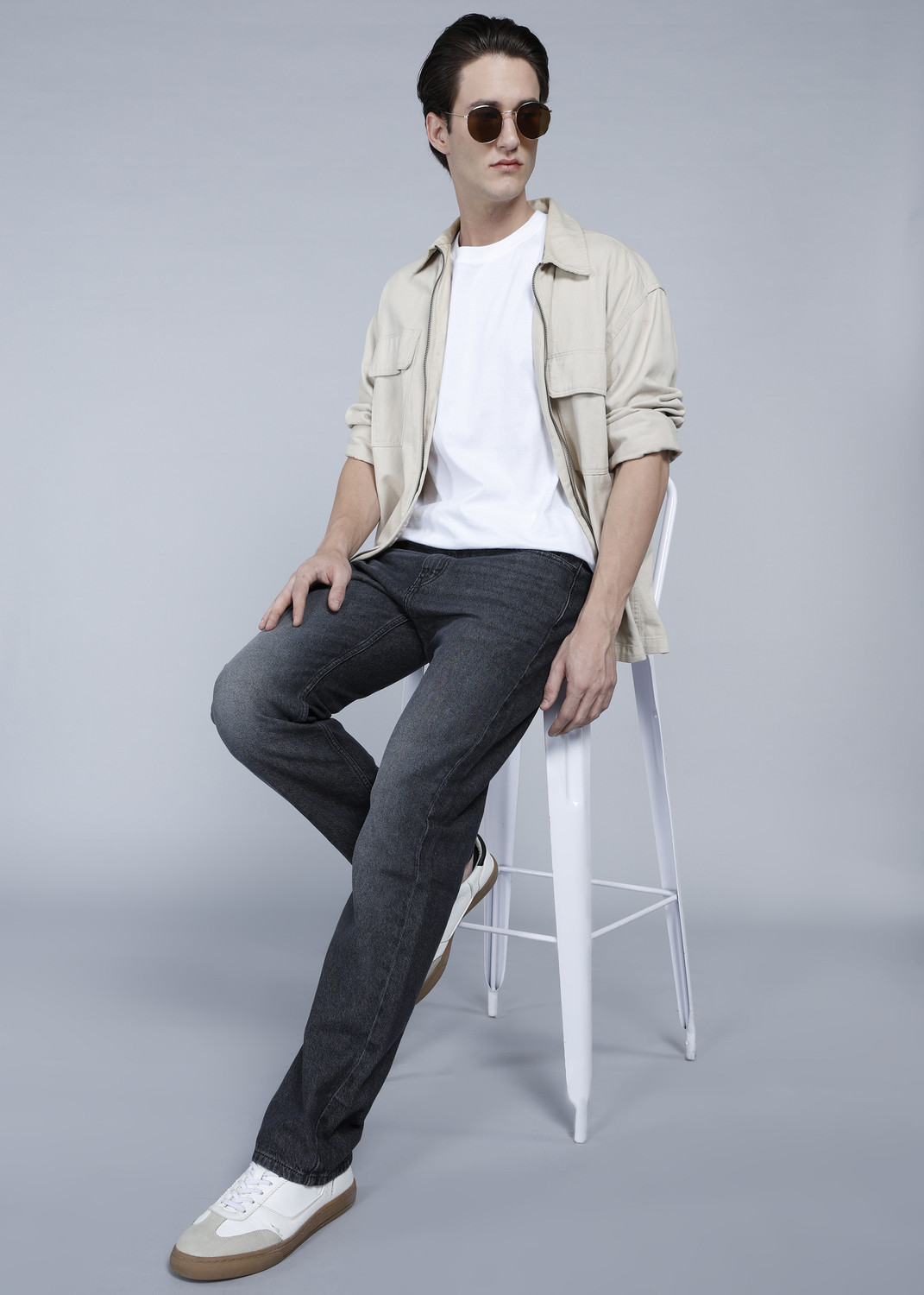 Image of LEVI'S Straight Fit Men Black Jeans