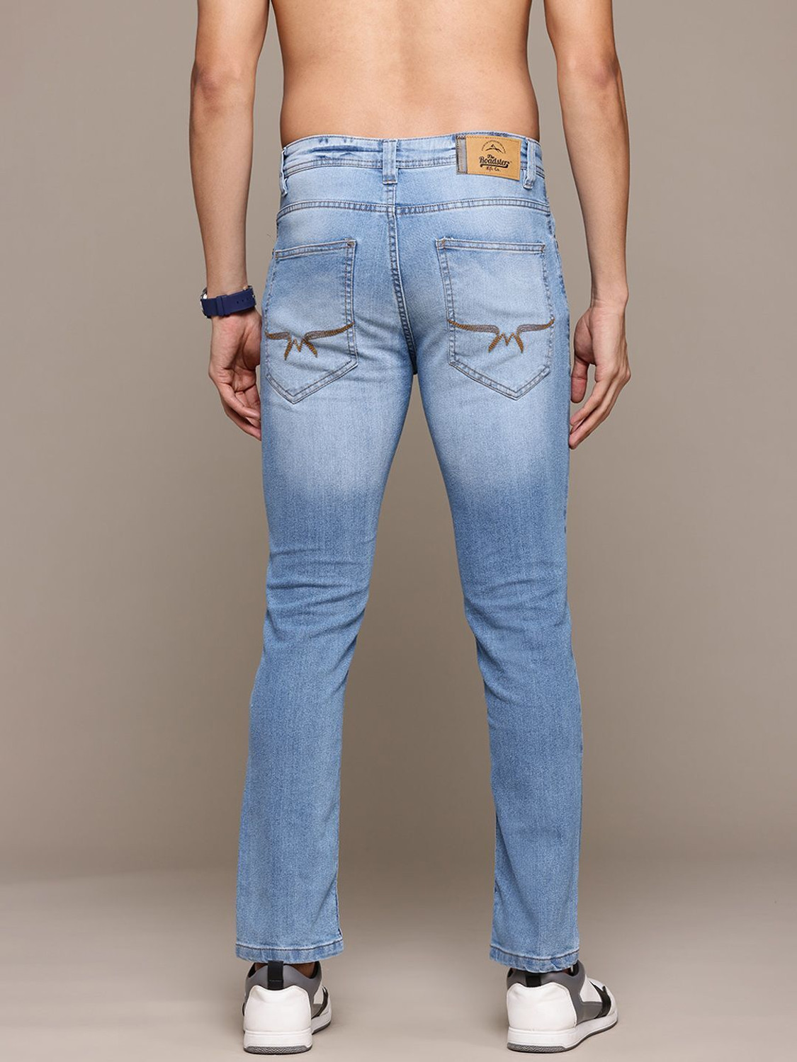 Image of Roadster Slim Men Blue Jeans