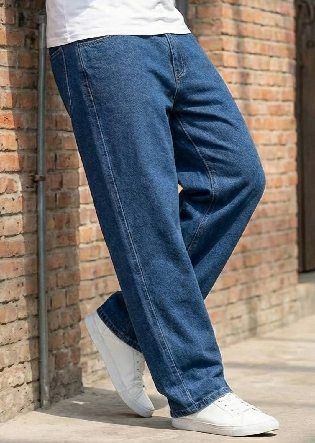 MISTERFREEDOM Straight Fit Blue Jeans - Image 3