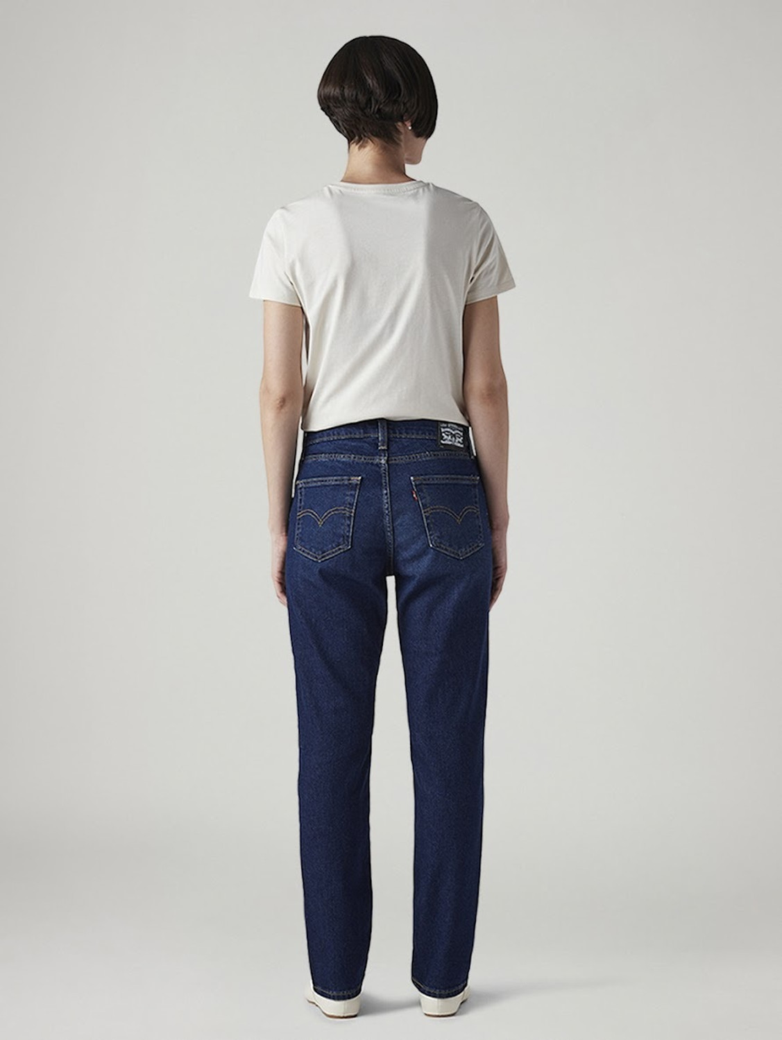 Image of LEVI'S Straight Fit Women Dark Blue Jeans