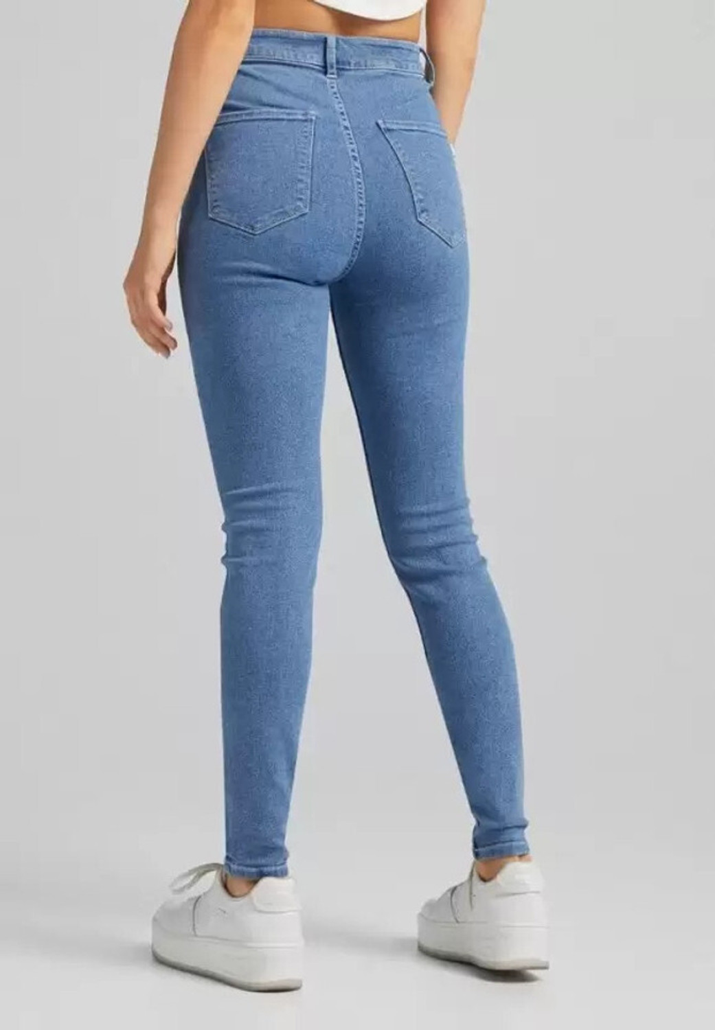 Image of Herway Skinny Women Light Blue Jeans