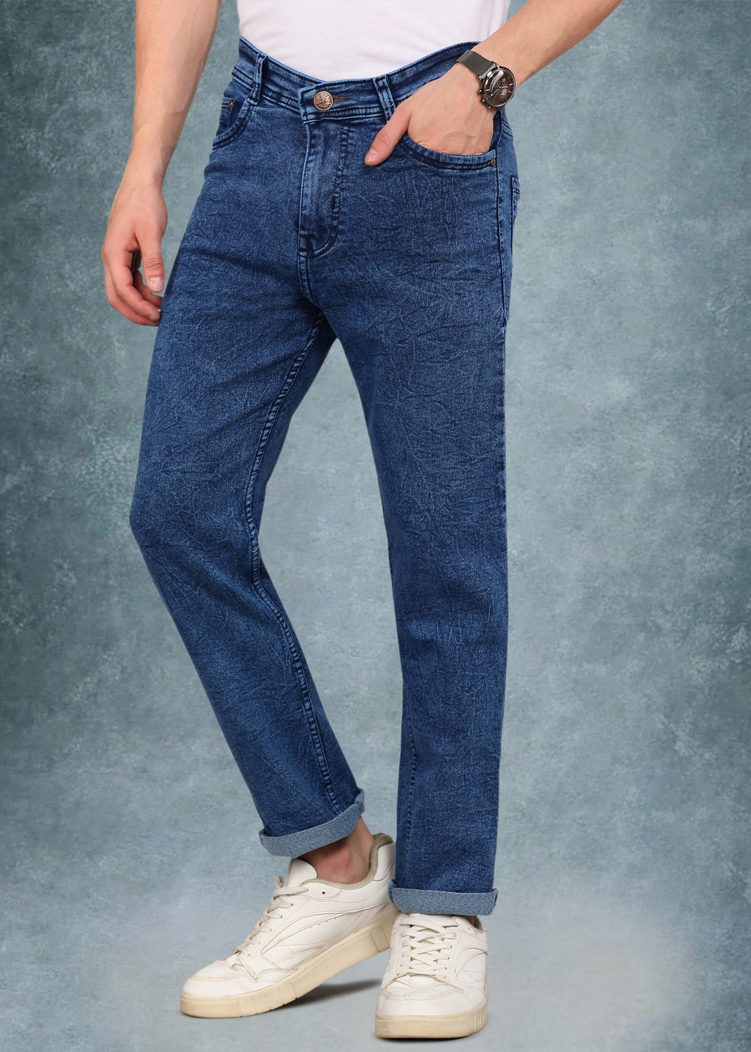 Image of METRONAUT Slim Men Multicolor Jeans