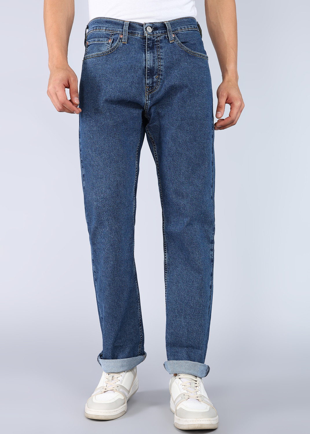Image of LEVI'S Straight Fit Men Blue Jeans