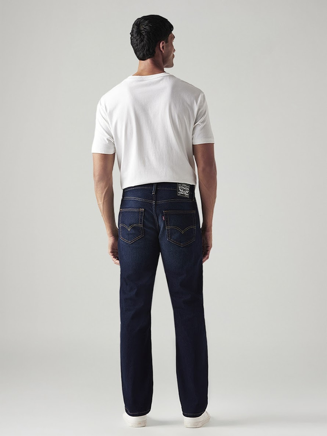 Image of LEVI'S Tapered Fit Men Dark Blue Jeans