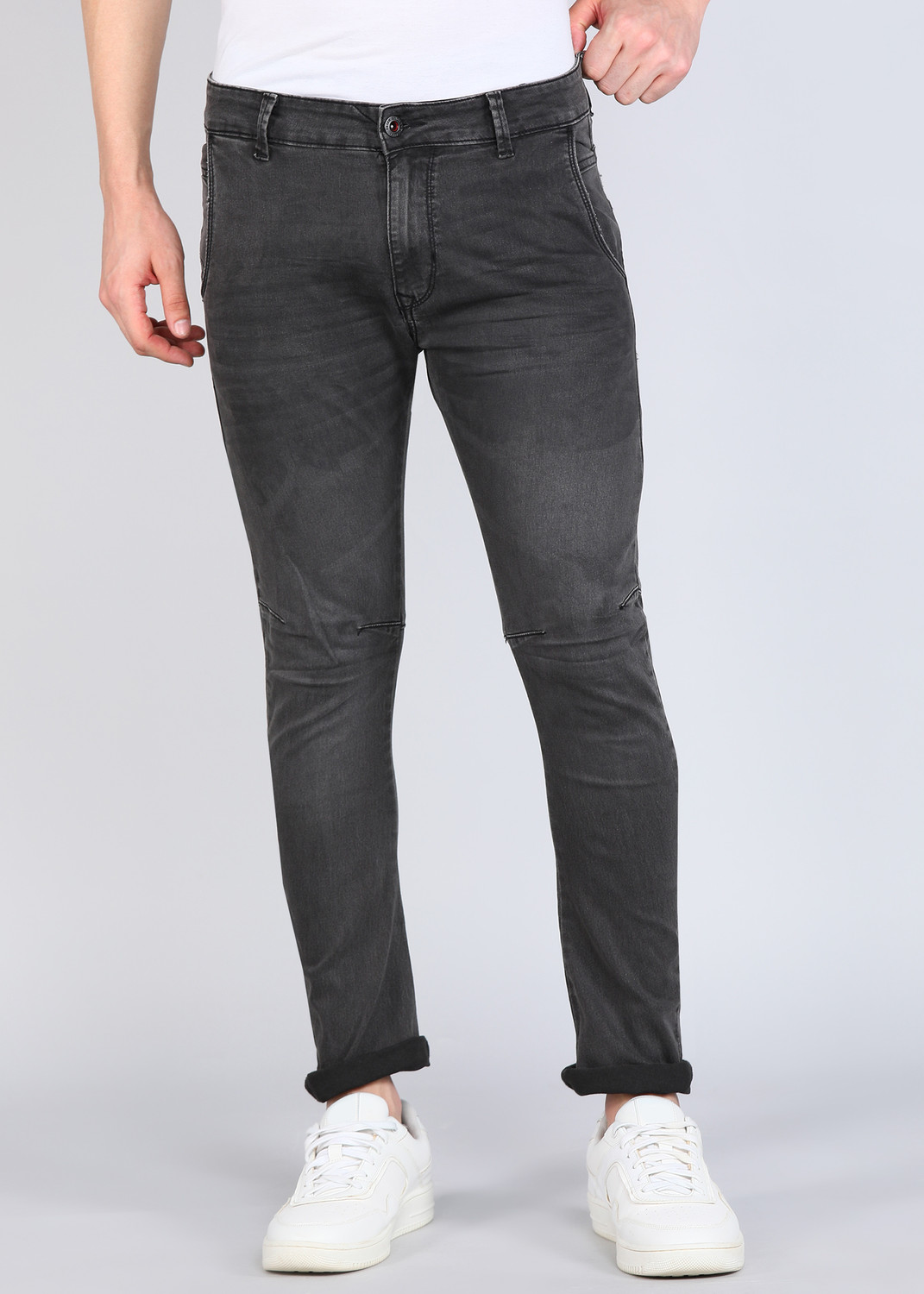 Image of PETER ENGLAND Men Grey Jeans