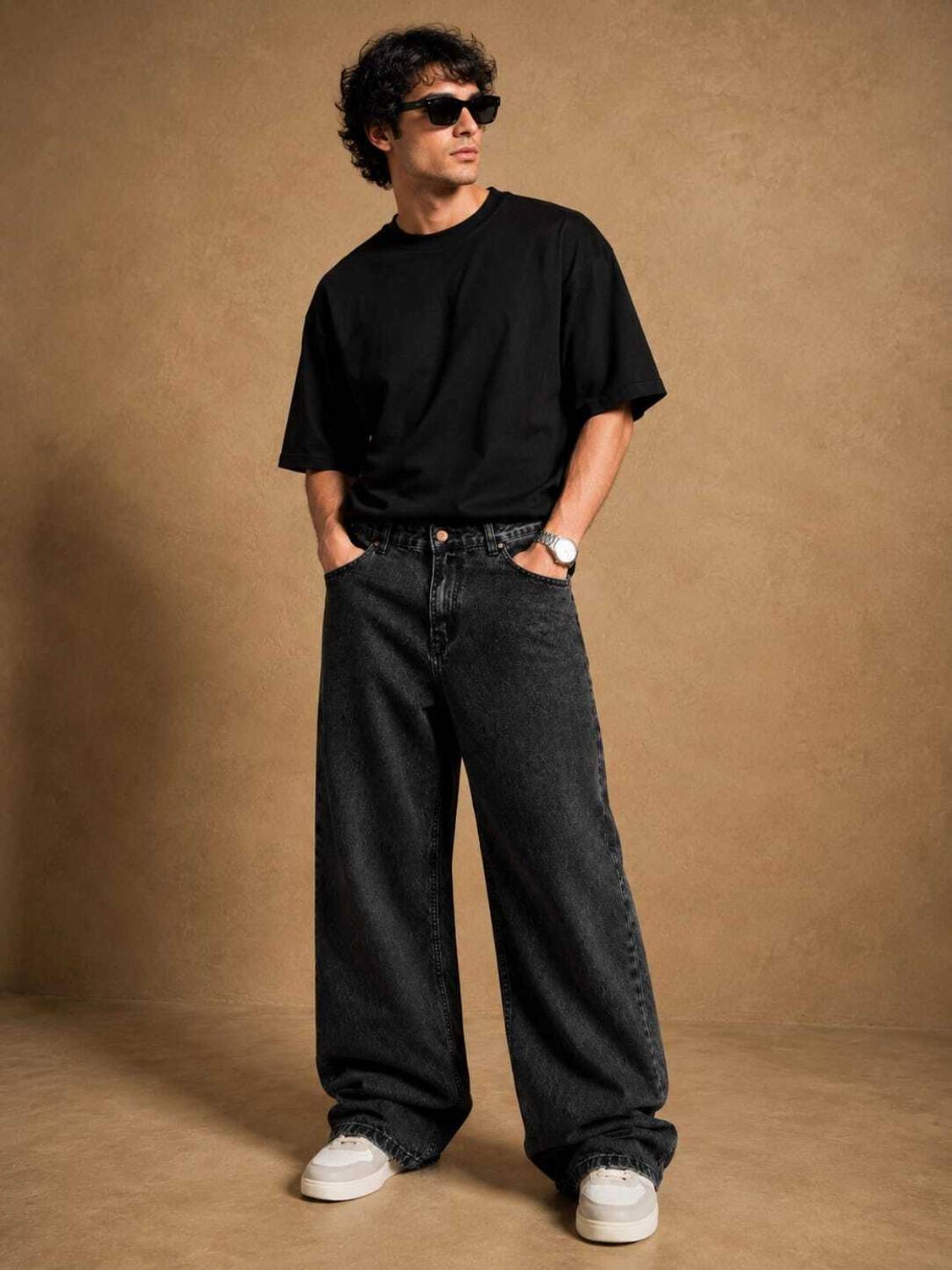 ASADRITA Baggy Fit Men Black Jeans - Image 5