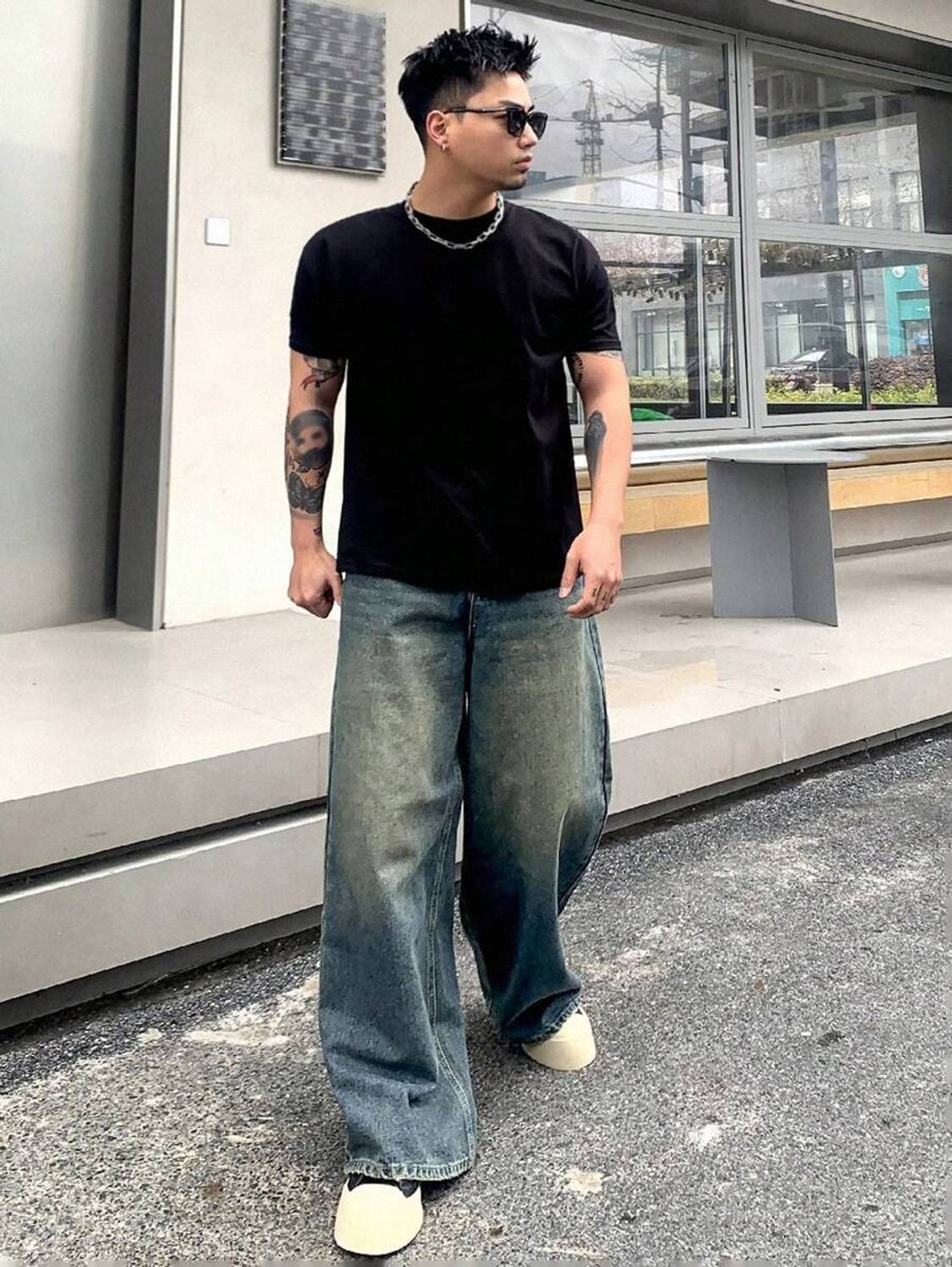 YAMEET Straight Fit Men Blue Jeans