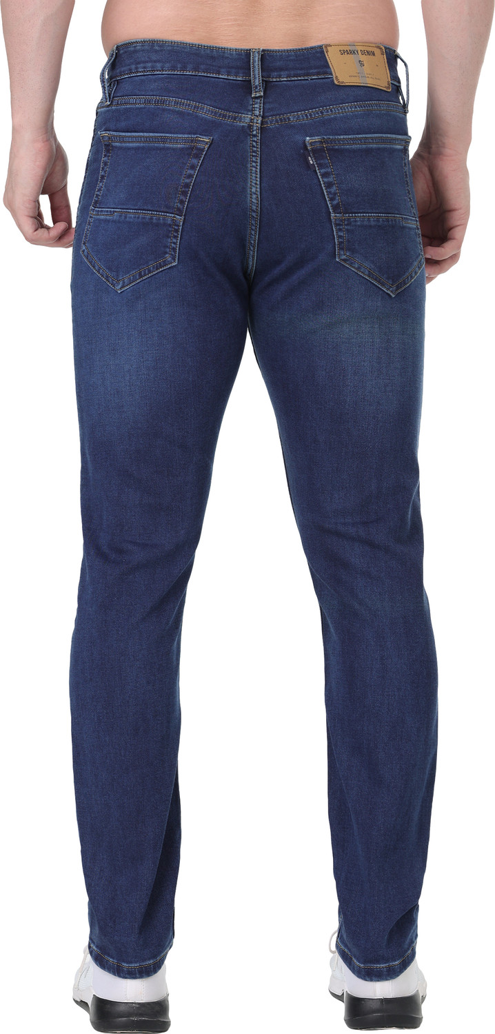 Image of SPARKY Slim Men Dark Blue Jeans
