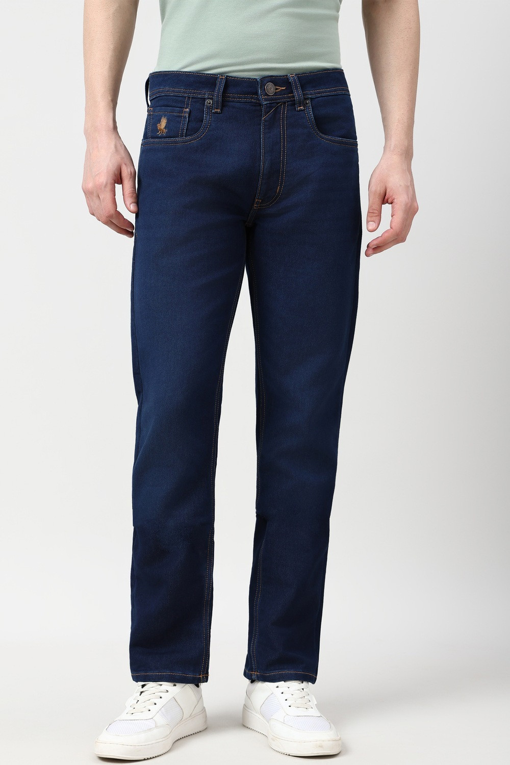 Image of PETER ENGLAND Slim Men Dark Blue Jeans