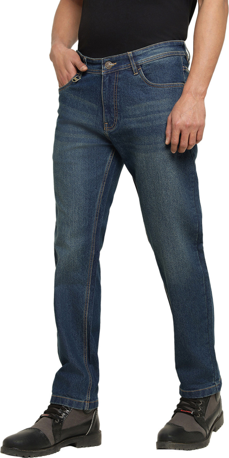 Image of RED CHIEF Regular Men Dark Blue Jeans