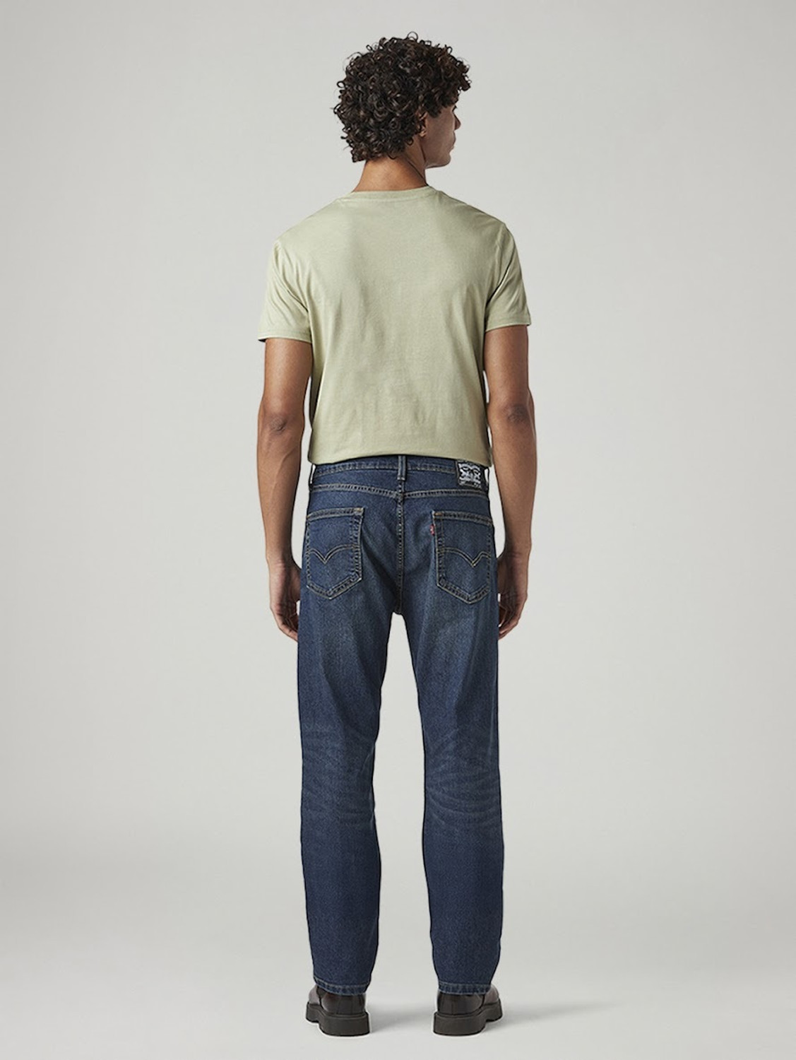 Image of LEVI'S Straight Fit Men Dark Blue Jeans
