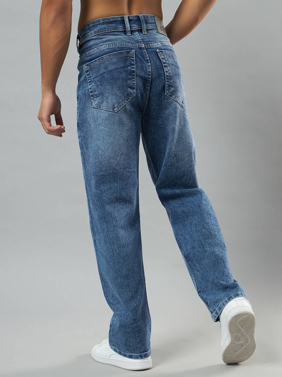 HIGH DENIM Straight Fit Men Blue Jeans - Image 2