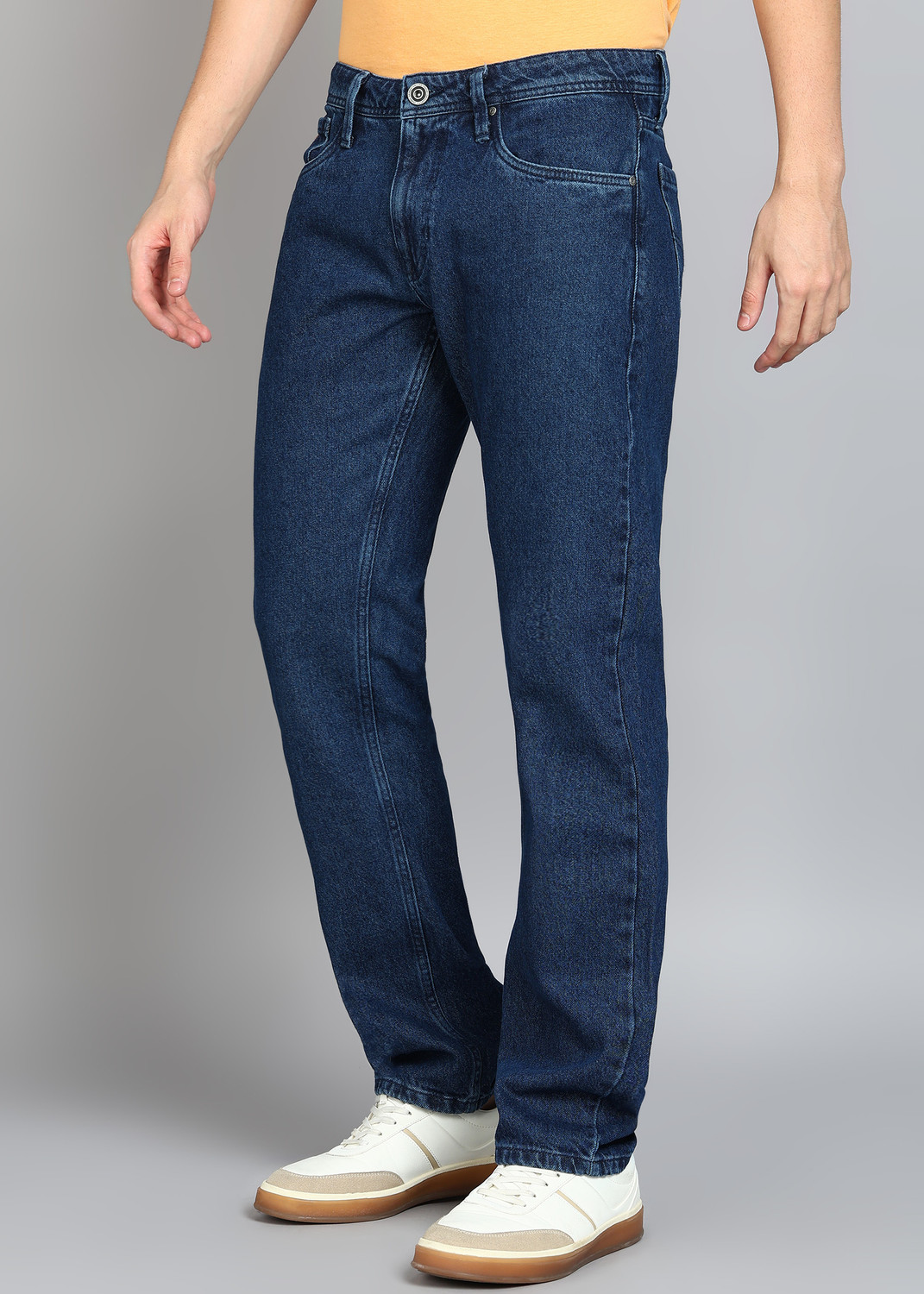 Image of INTEGRITI Straight Fit Men Blue Jeans