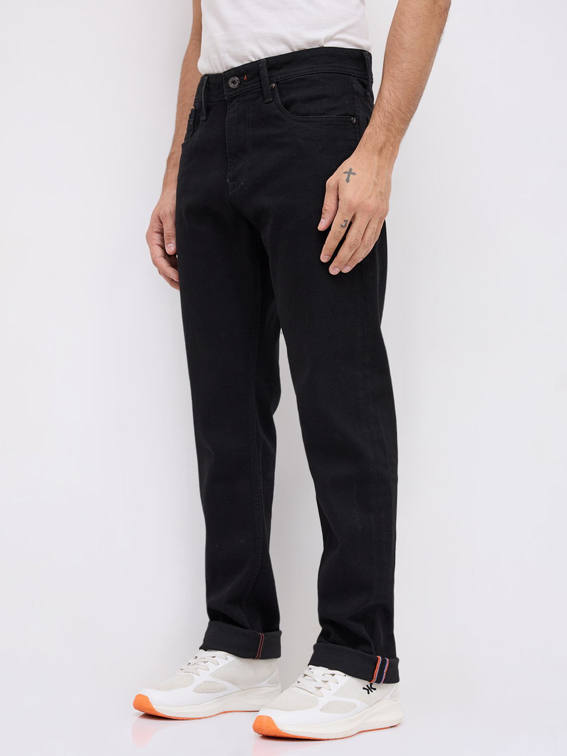 Image of KILLER Straight Fit Men Black Jeans