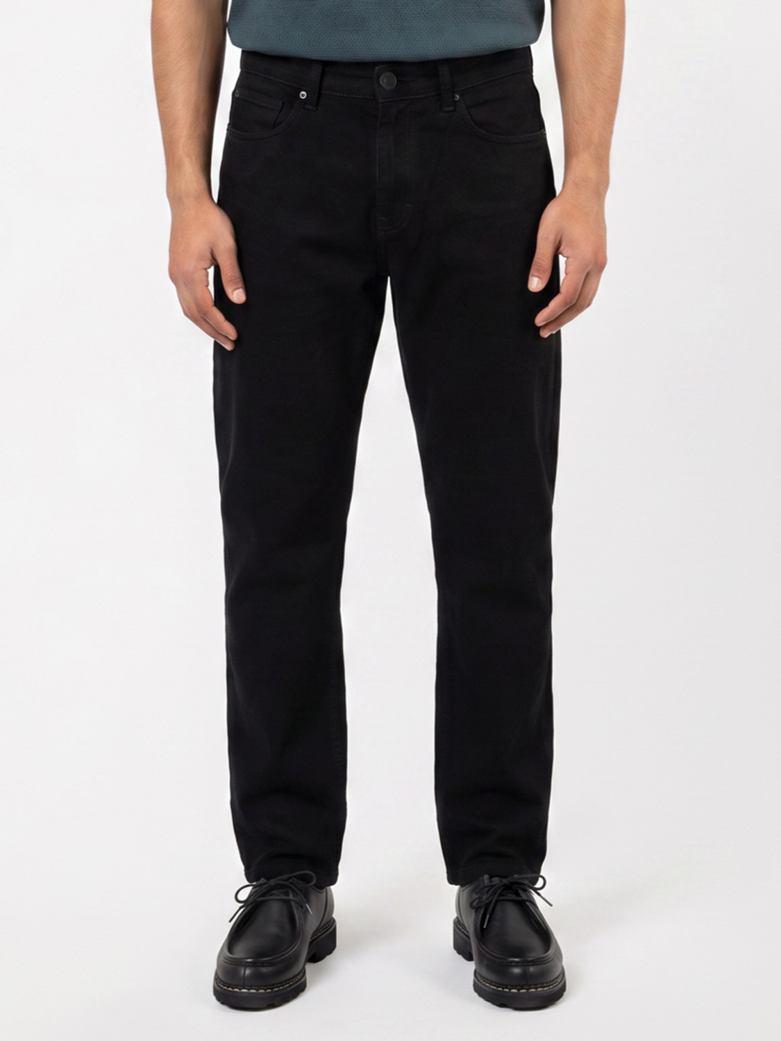 Image of Spykar Regular Men Black Jeans