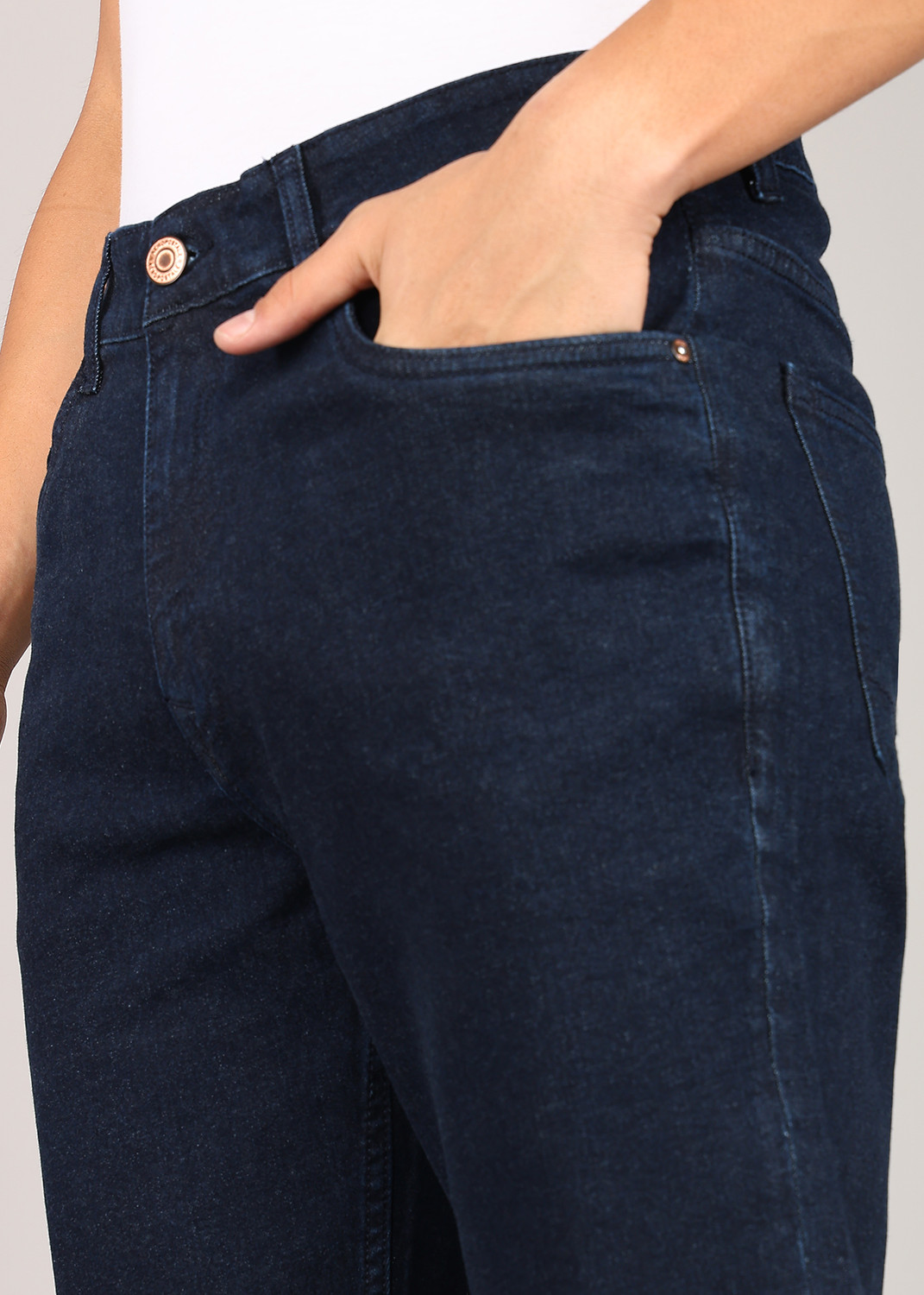 Image of AEROPOSTALE Straight Fit Men Dark Blue Jeans