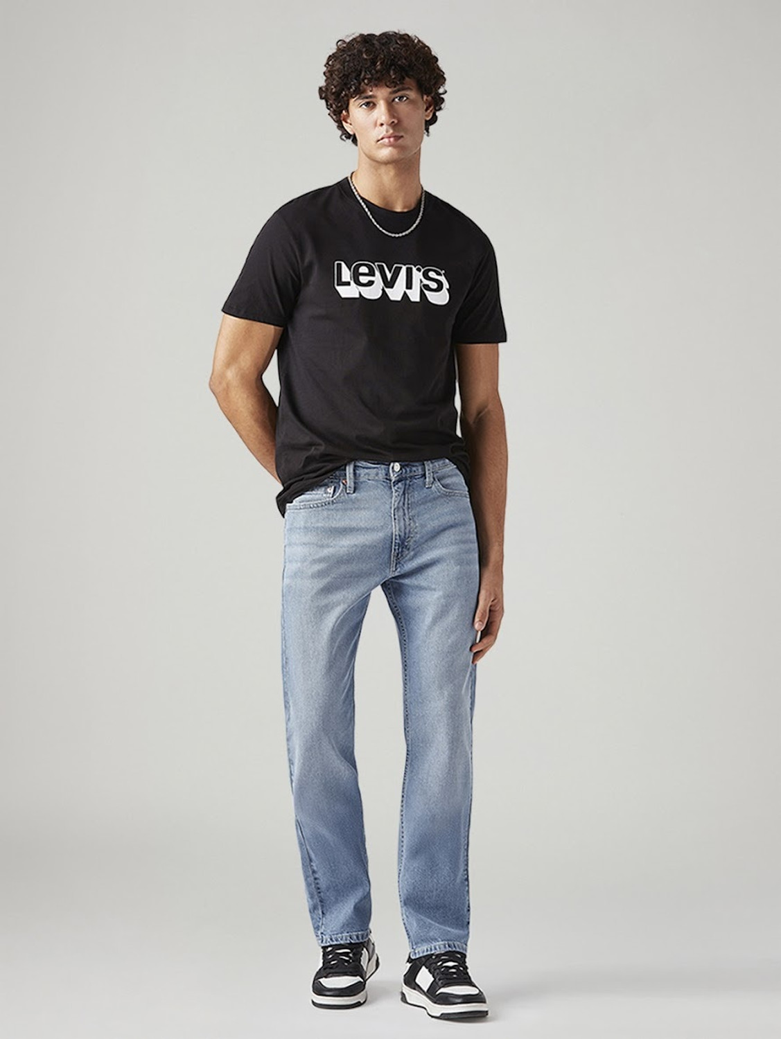 Image of LEVI'S Straight Fit Men Light Blue Jeans