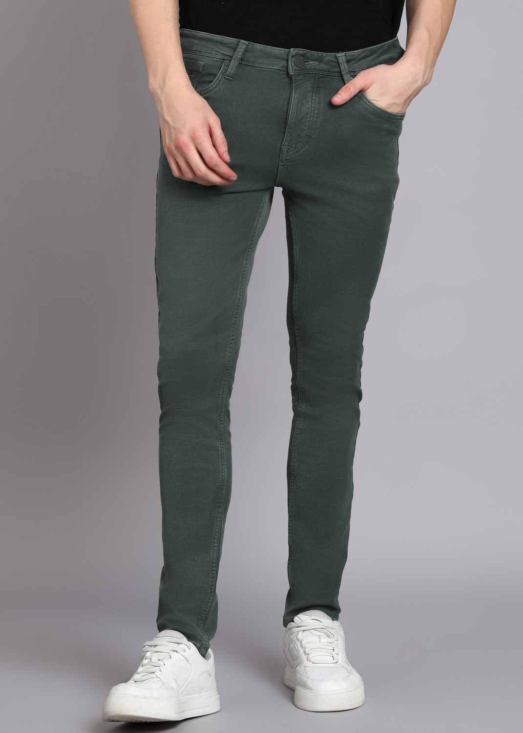 Image of INTEGRITI Skinny Men Light Green Jeans