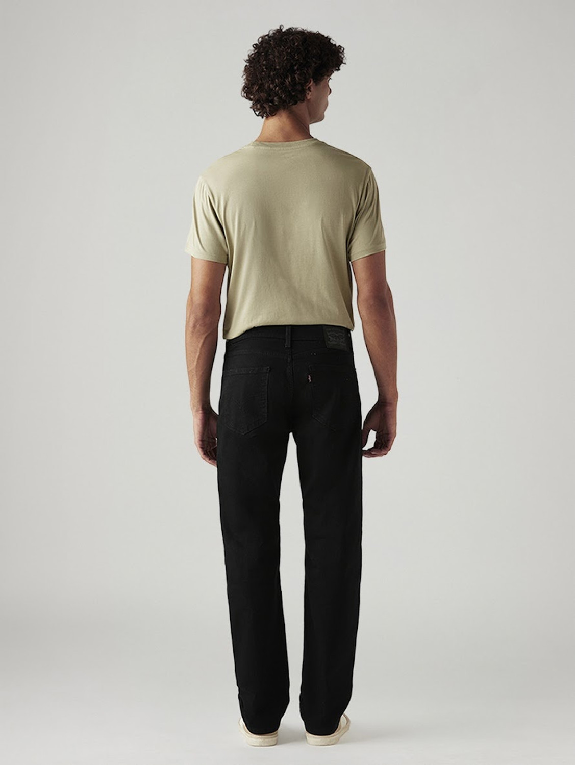Image of LEVI'S Straight Fit Men Black Jeans