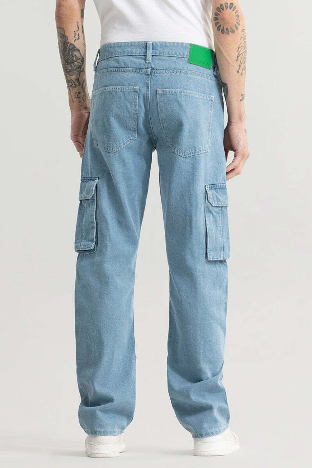 Image of Snitch Regular Men Blue Jeans