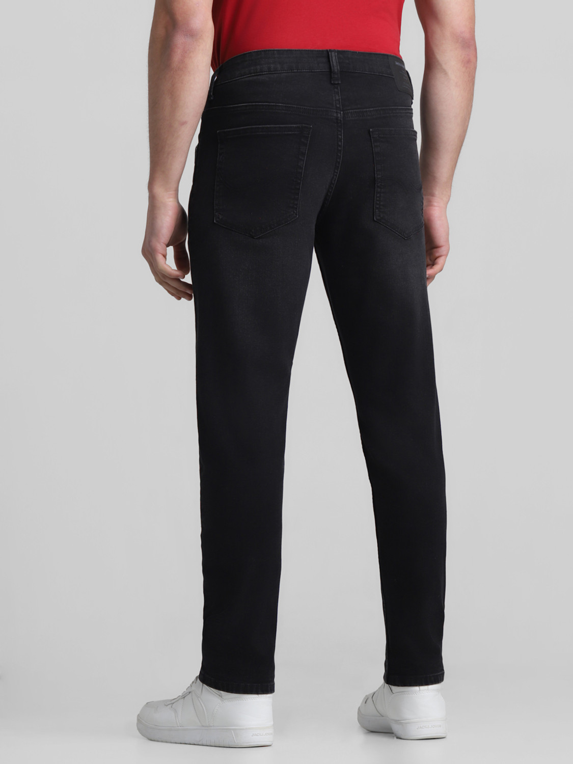 Image of JACK & JONES Slim Men Black Jeans