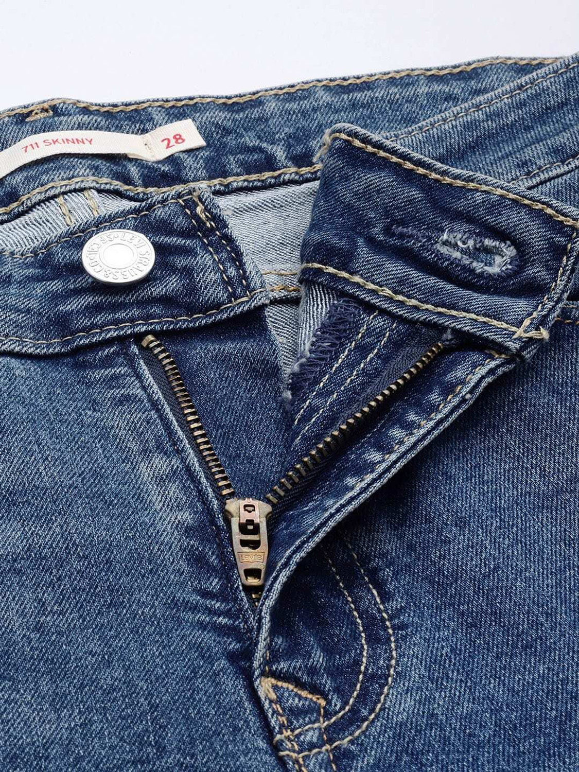 Image of LEVI'S 711 Skinny Women Blue Jeans