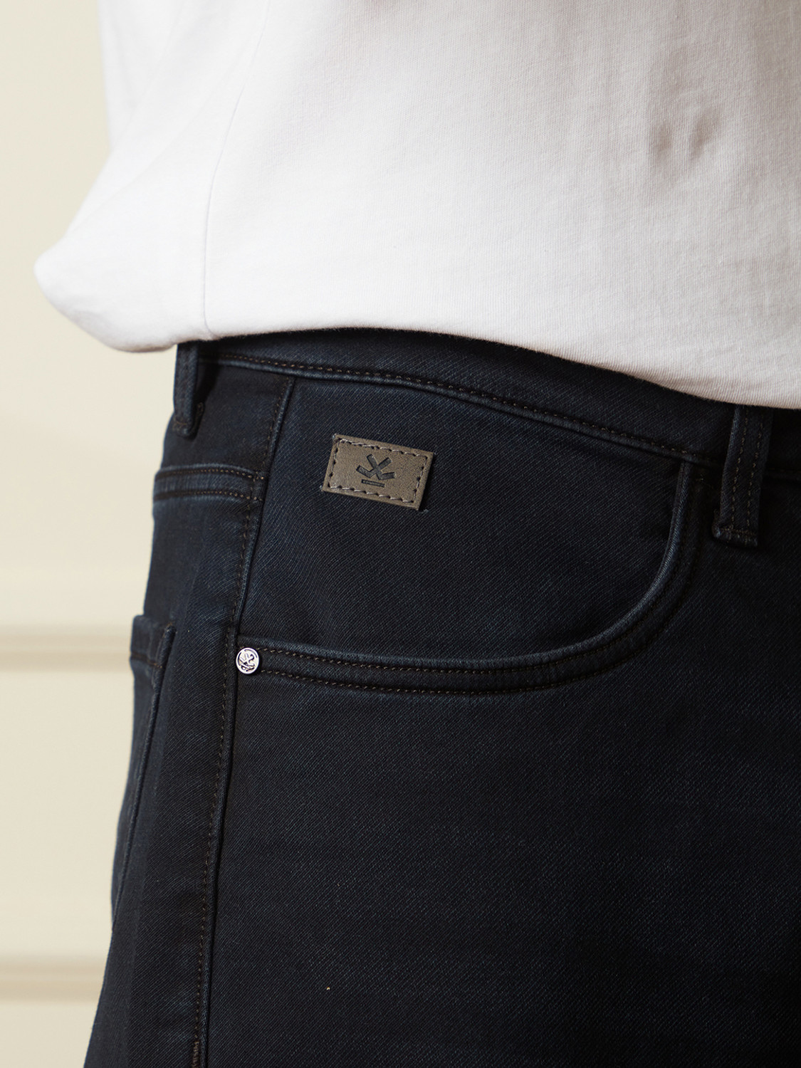 Image of WROGN Loose Fit Men Blue Jeans
