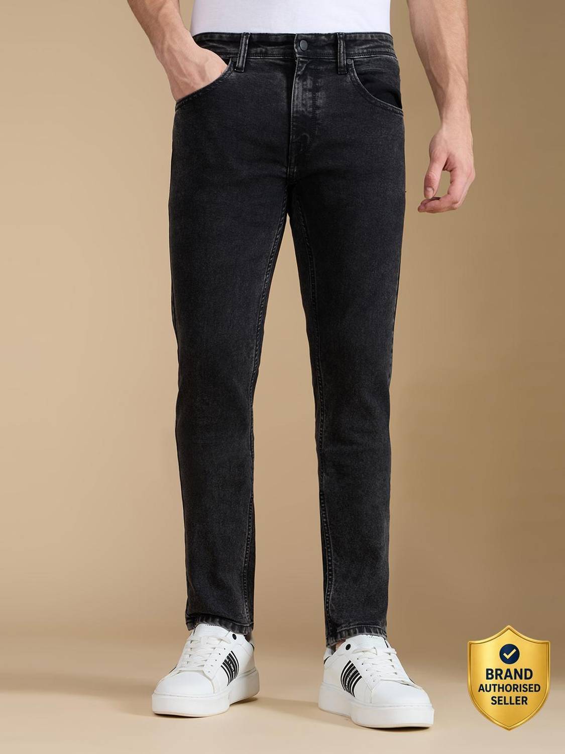 Pepe Jeans Slim Men Black Jeans - Image 1