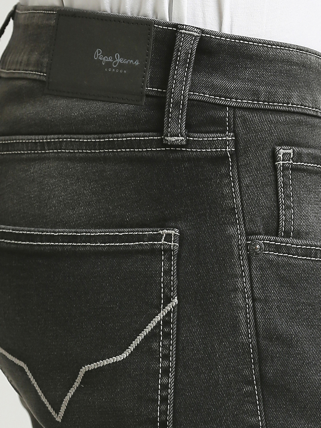 Image of Pepe Jeans Slim Men Dark Grey Jeans