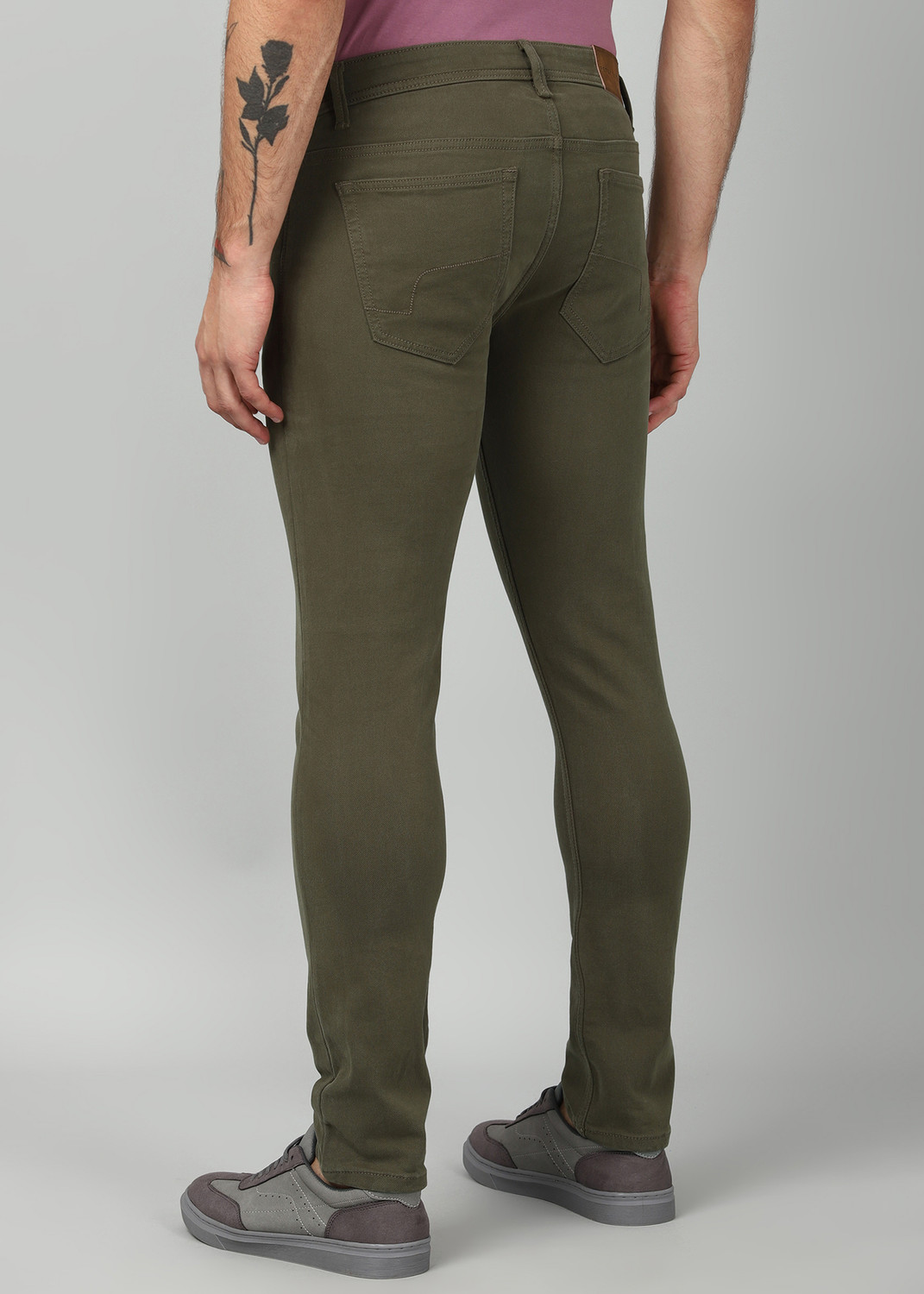 Image of PETER ENGLAND Men Regular Mid Rise White Jeans