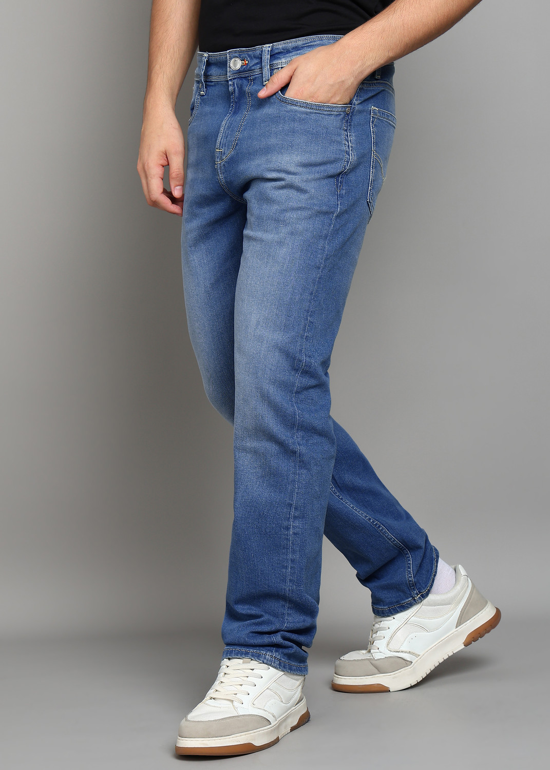 Image of KILLER Straight Fit Men Blue Jeans