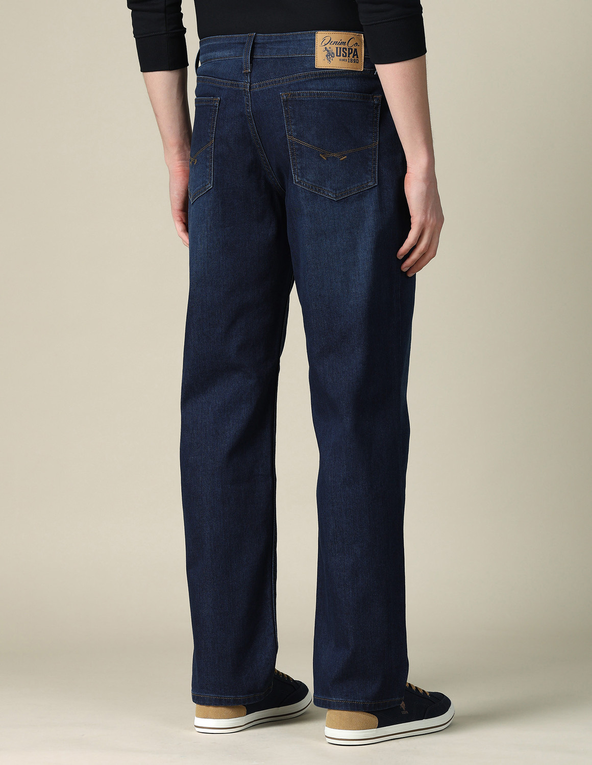 Image of U.S. Polo Assn. Denim Co. Relaxed Fit Men Blue Jeans