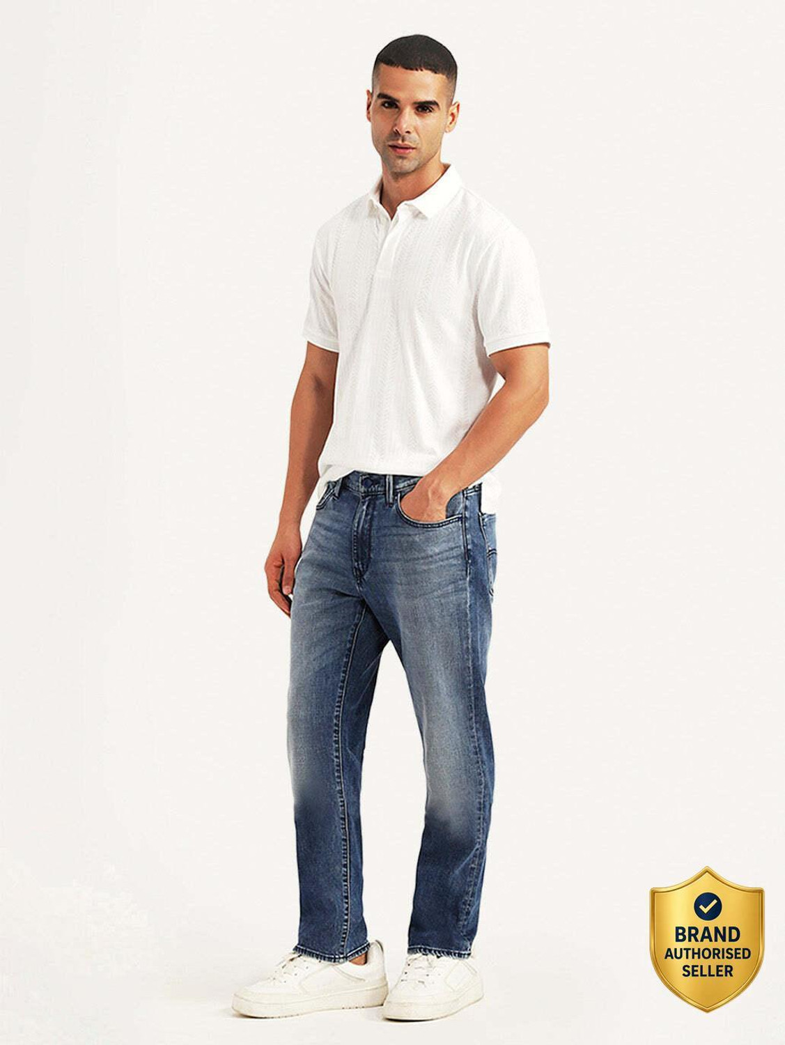 Image of LEVI'S Tapered Fit Men Blue Jeans