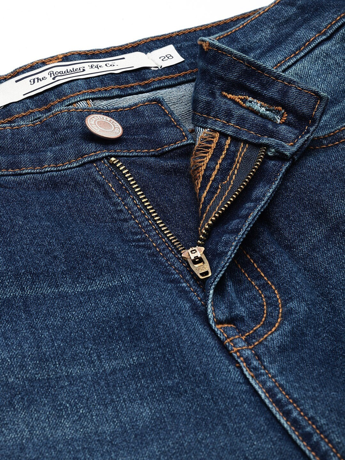 Image of Roadster Flared Women Dark Blue Jeans