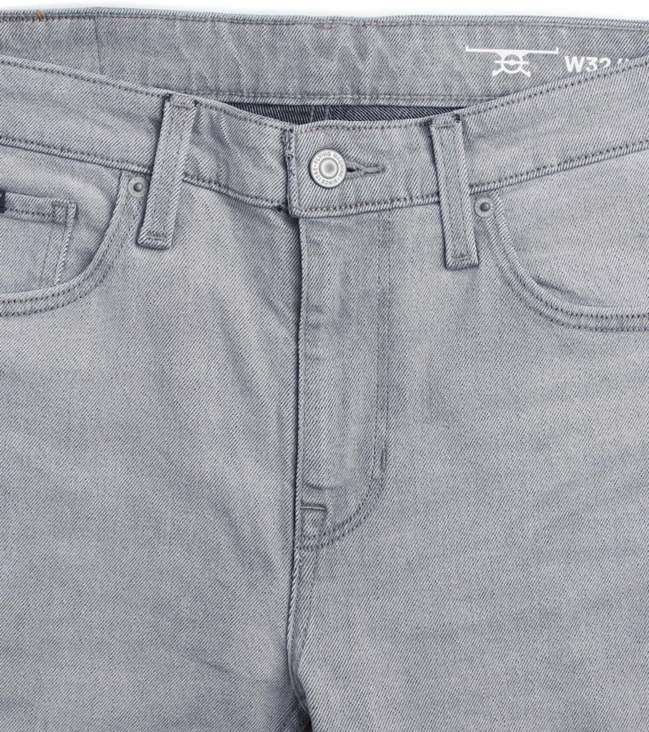 Image of FLYING MACHINE Men Tapered Fit Mid Rise Grey Jeans