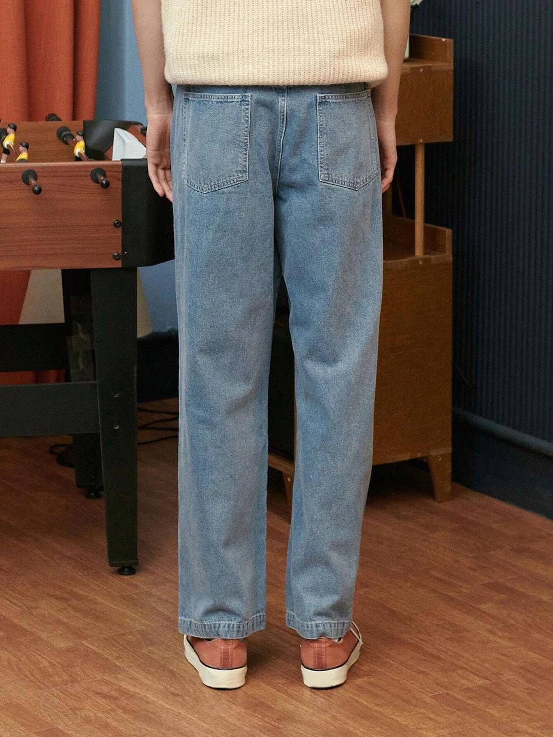 KOTTY Loose Fit Men Light Blue Jeans - Image 5