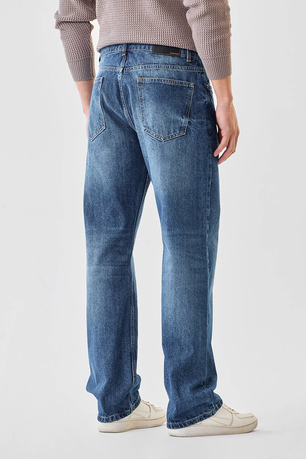 Snitch Straight Fit Men Blue Jeans - Image 2