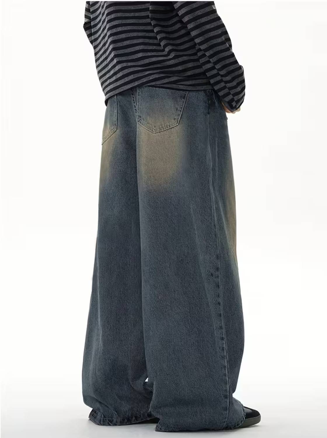 Sky Collection Loose Fit Men Blue Jeans - Image 2