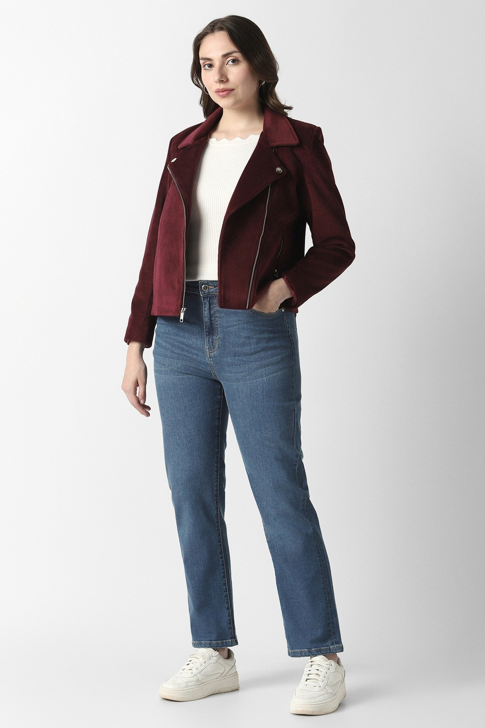 Image of VAN HEUSEN Straight Fit Women Blue Jeans