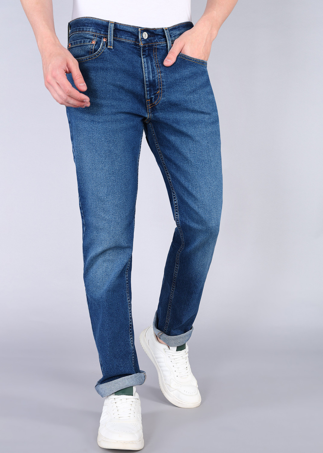 Image of LEVI'S Slim Men Dark Blue Jeans
