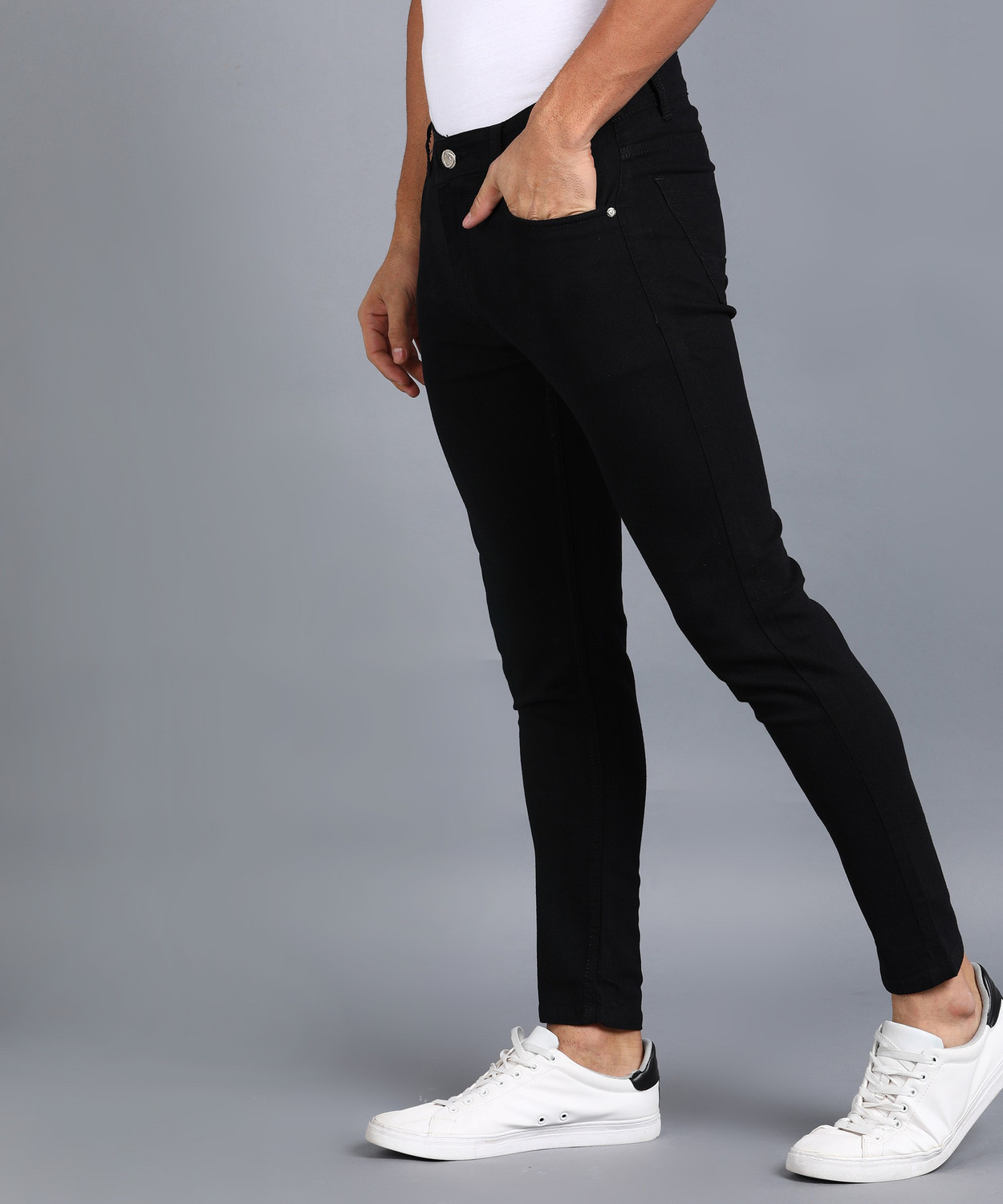 Image of MAVI Fashion Slim Men Black Jeans