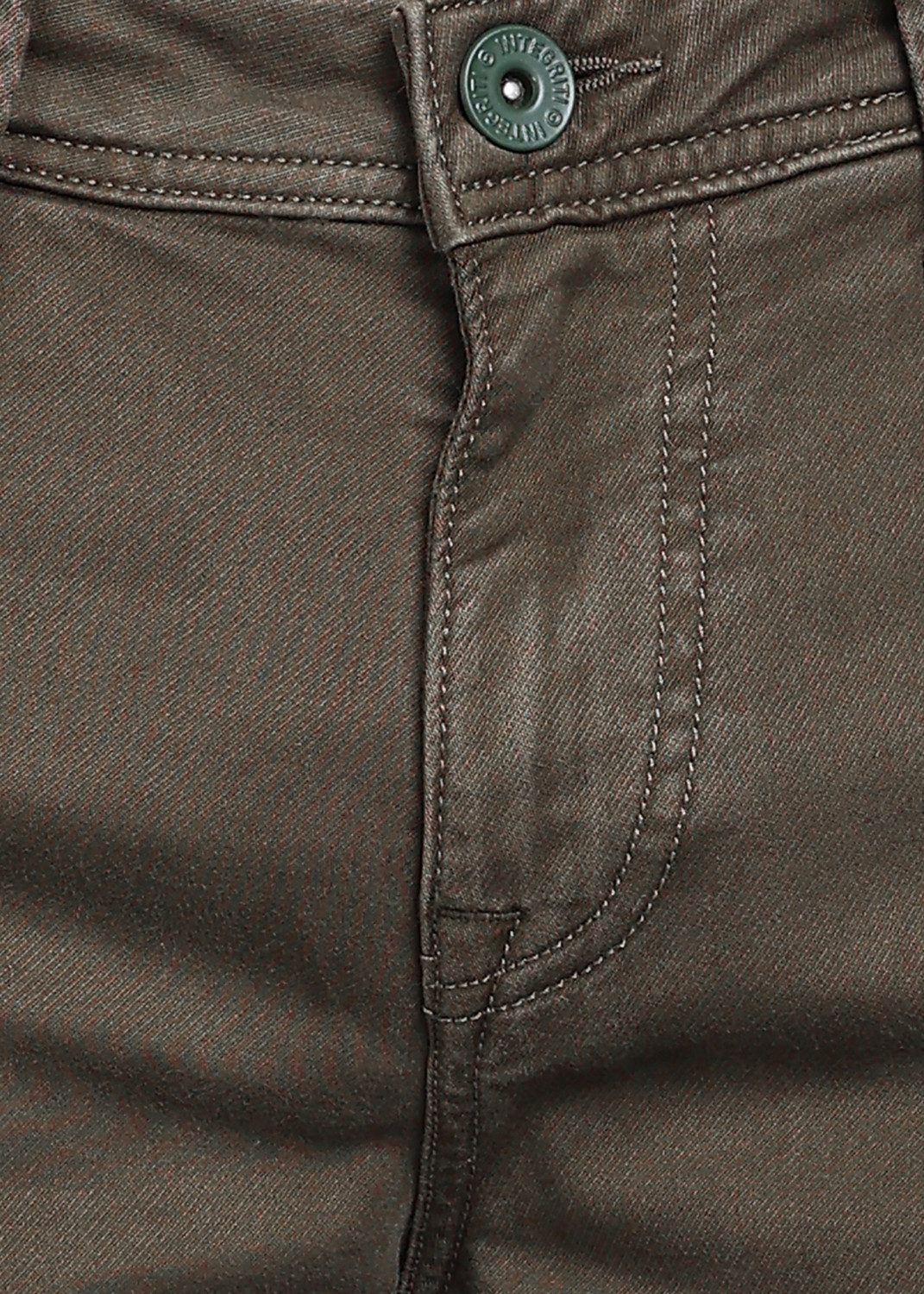 Image of INTEGRITI Slim Men Dark Green Jeans