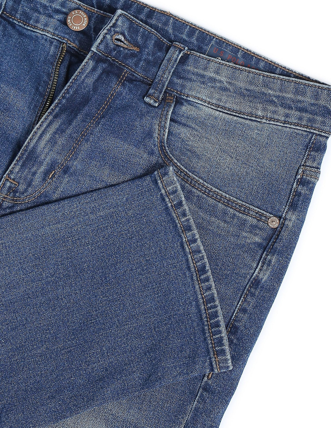 Image of U.S. POLO ASSN. Slim Men Blue Jeans