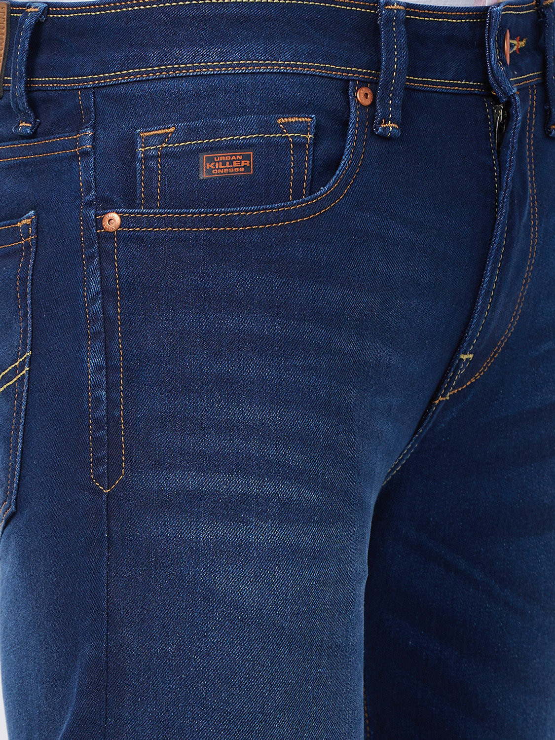 Image of KILLER Skinny Men Dark Blue Jeans