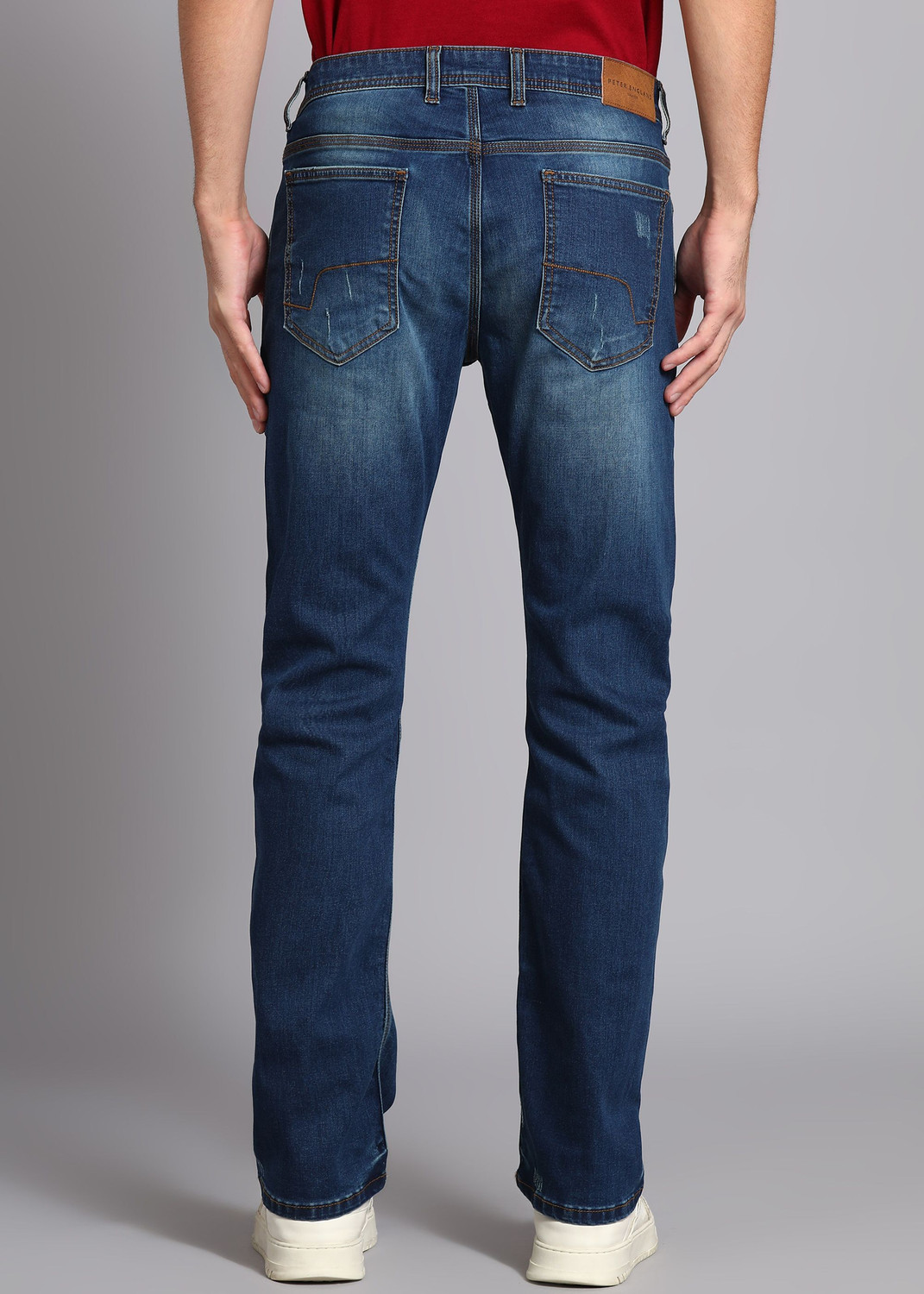 Image of PETER ENGLAND Regular Men Blue Jeans
