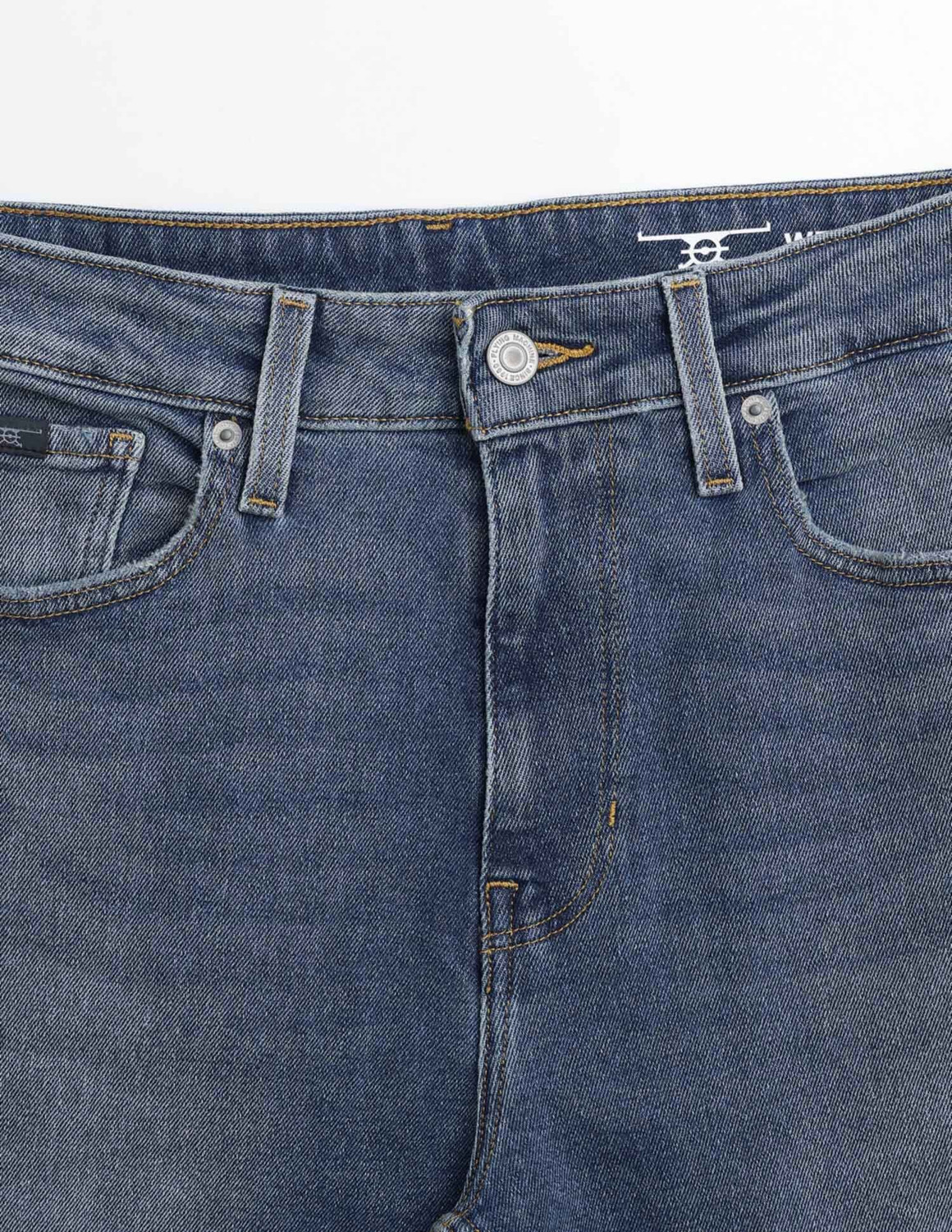 Image of FLYING MACHINE Straight Fit Men Blue Jeans