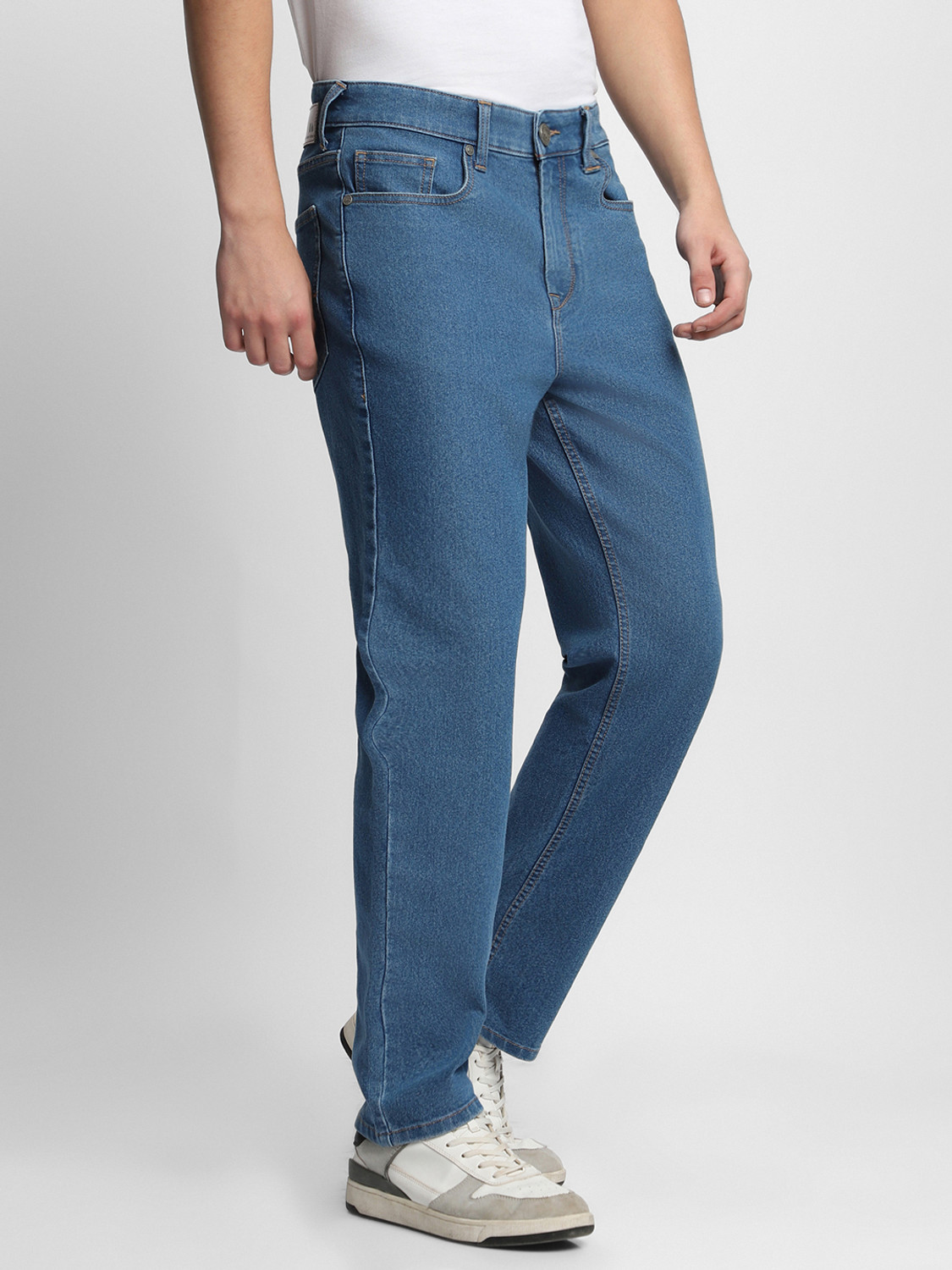 Image of Dennis Lingo Straight Fit Men Blue Jeans