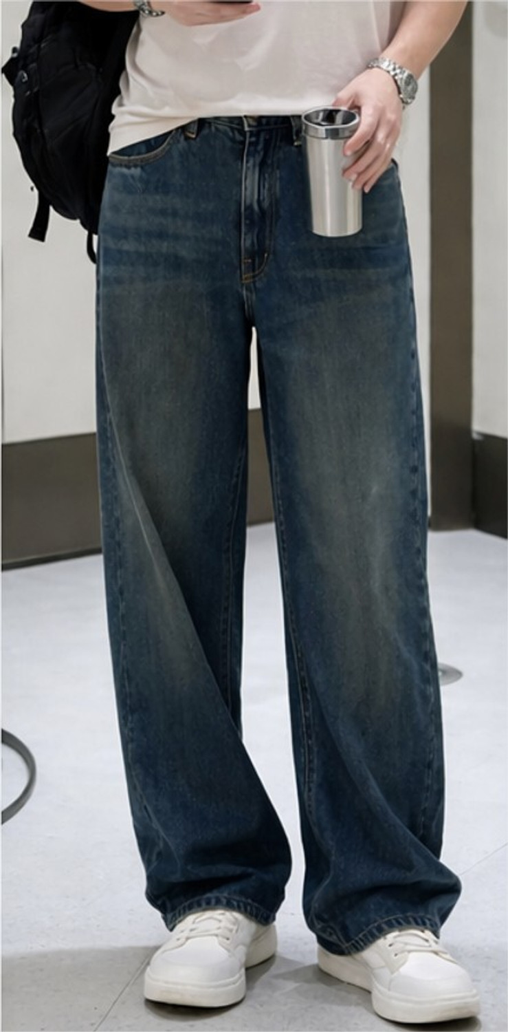 Image of Lavish Straight Fit Men Green Jeans